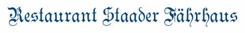 Logo - Restaurant Staader Fährhaus